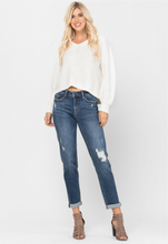 Load image into Gallery viewer, Judy Blue Destroyed Cuffed Slim Fit Jeans
