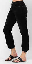 Load image into Gallery viewer, Judy Blue High Waist Black Destroyed Cropped Straight
