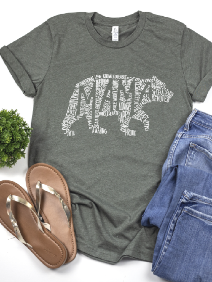 Mama Bear Word Art